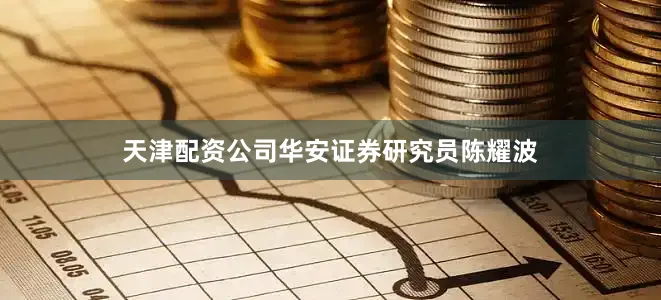 天津配资公司华安证券研究员陈耀波