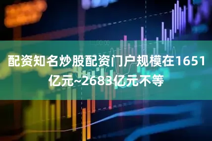 配资知名炒股配资门户规模在1651亿元~2683亿元不等