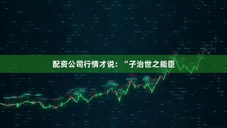 配资公司行情才说：“子治世之能臣